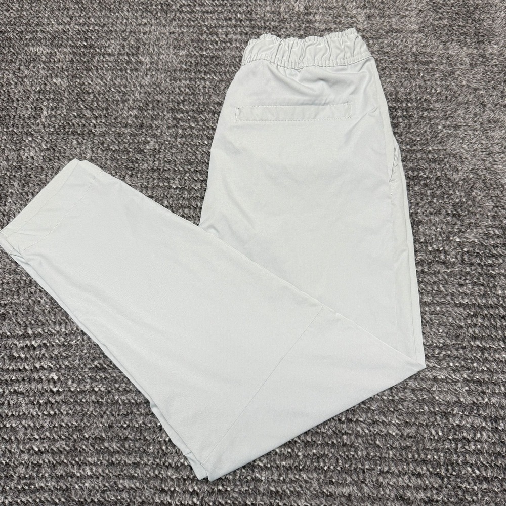 Nike Mens Track Pants L Gray Athletic Joggers Drawstring Elastic Waist